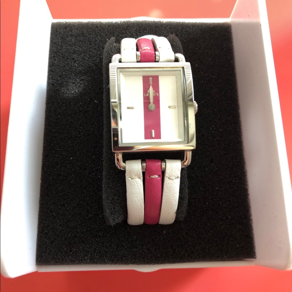 Ladies Lacoste Watch - Pink & White